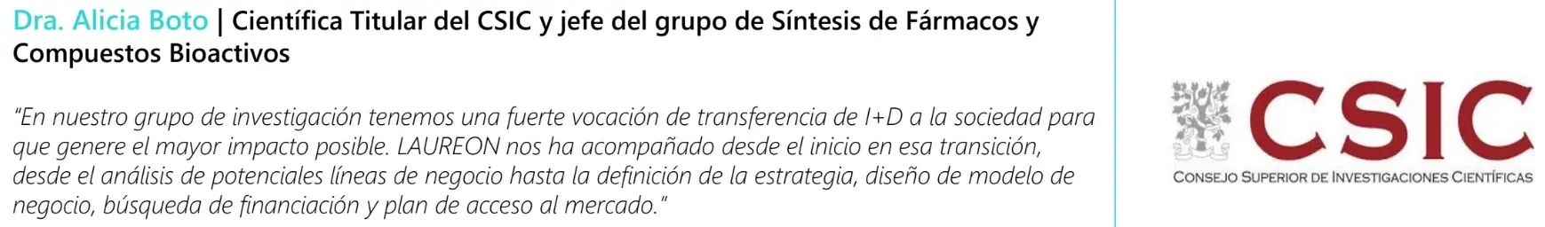 Alicia Boto - CSIC